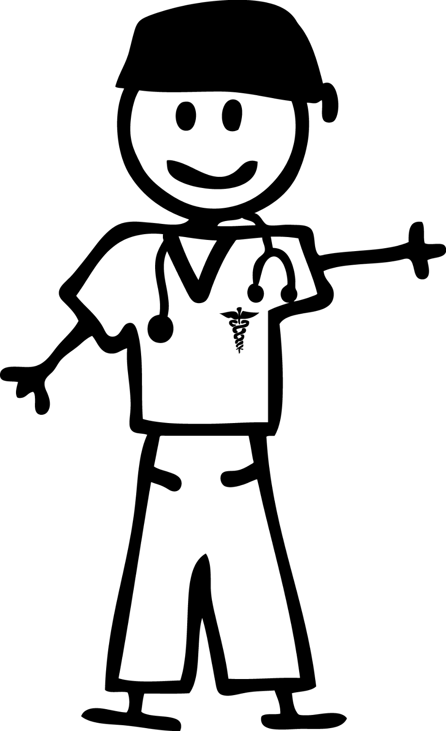 doctor clipart stick figure