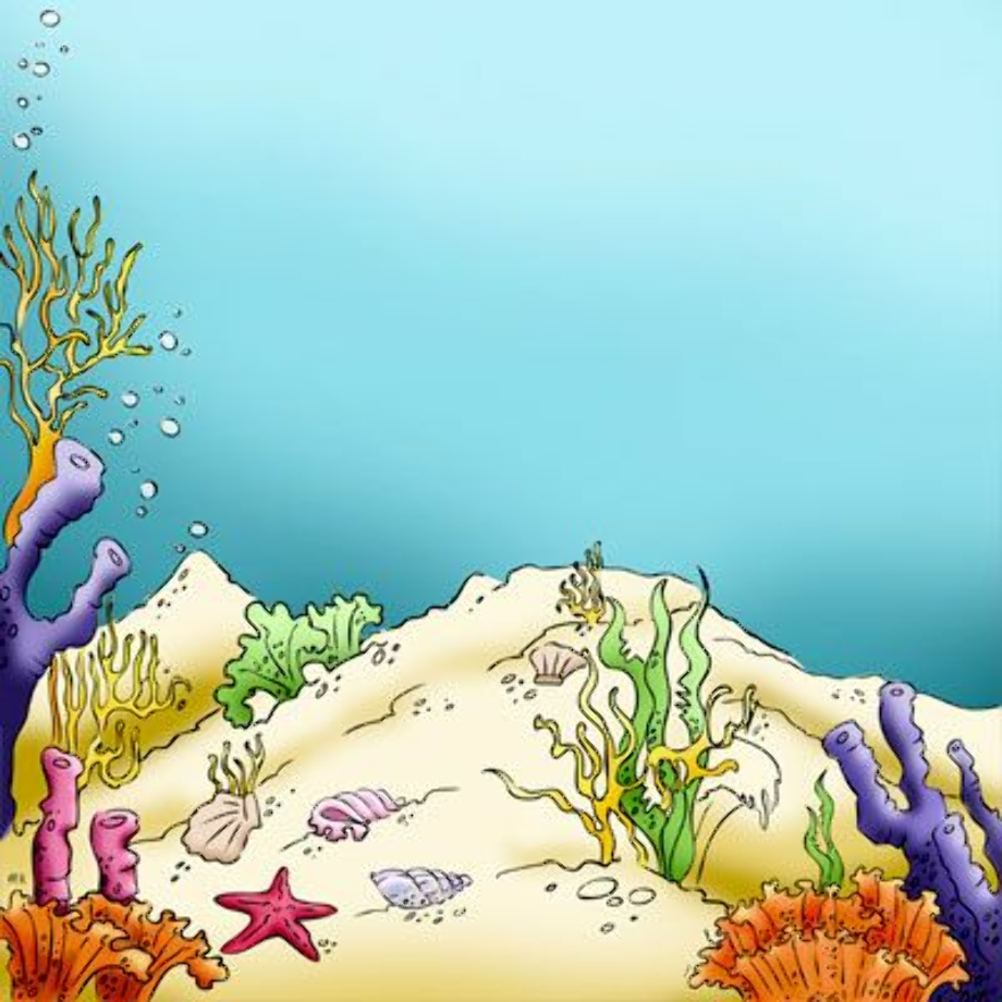 seaweed clipart ocean floor