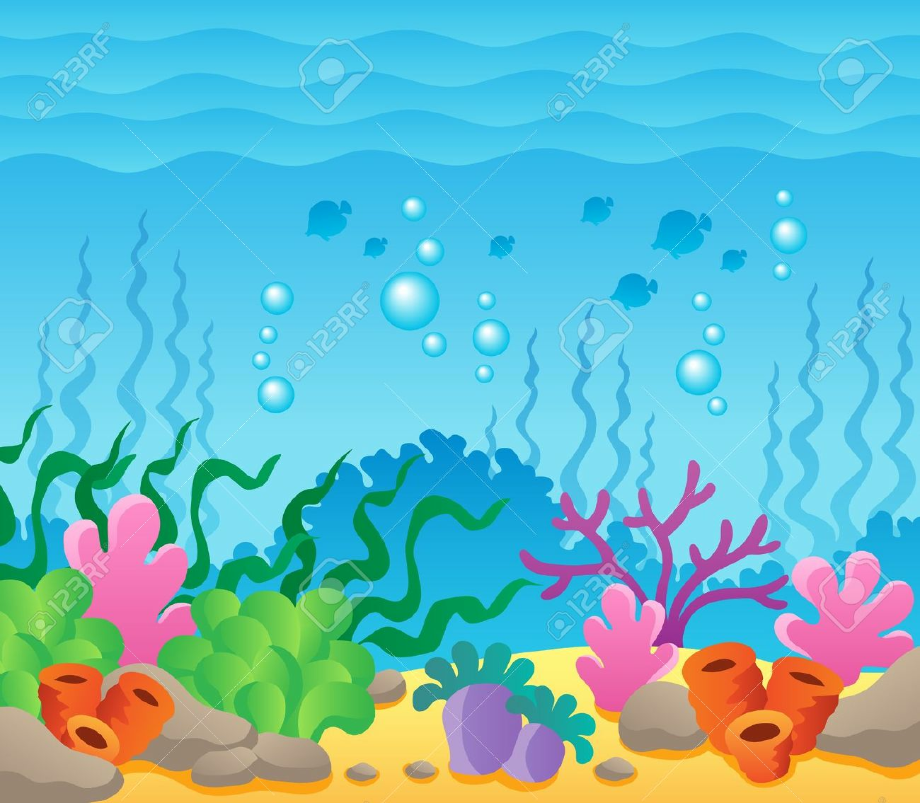 under the sea clipart ocean floor
