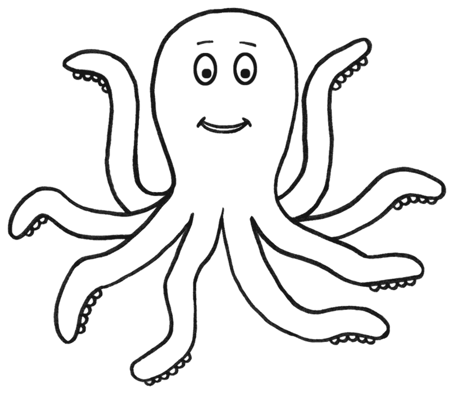 octopus clipart white