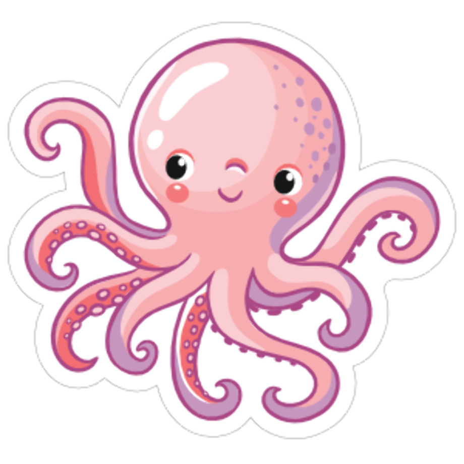 Download High Quality octopus clipart pink Transparent PNG Images - Art