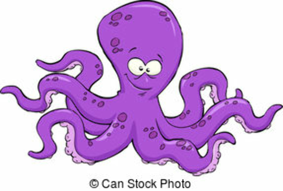octopus clipart realistic