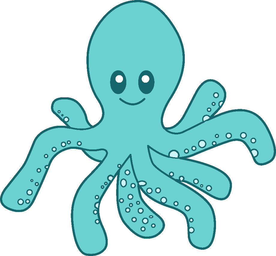 octopus clipart illustration