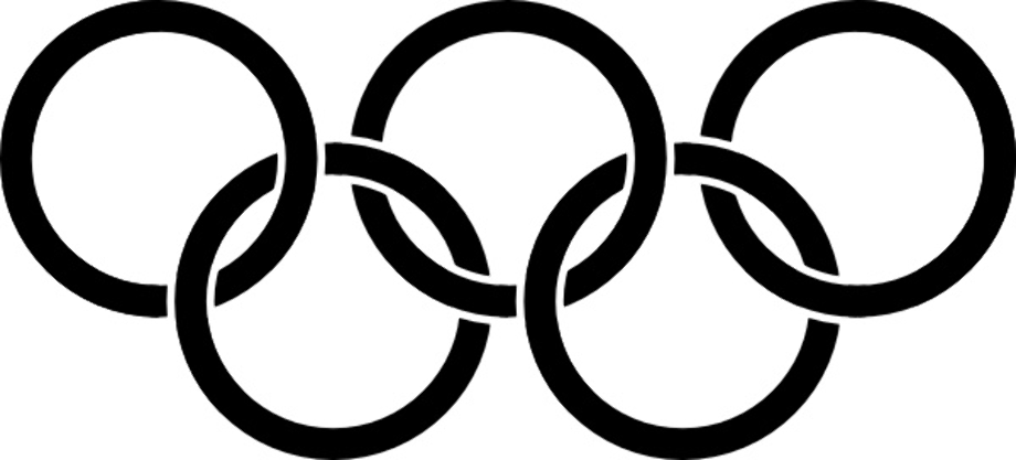 download high quality olympic logo black transparent png