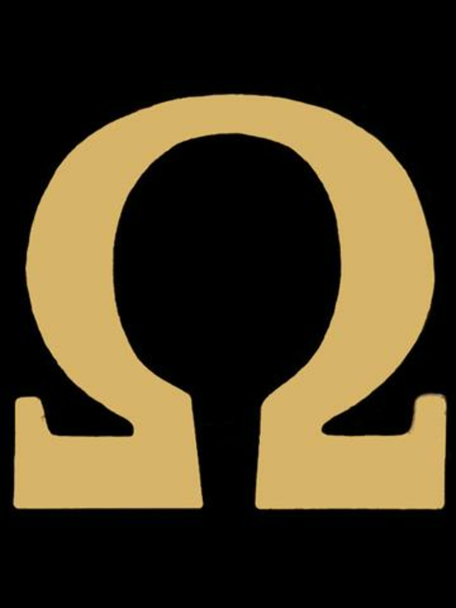 omega logo gold