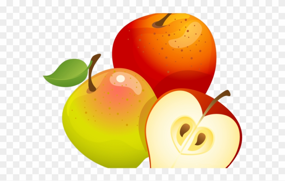 orange clipart apple