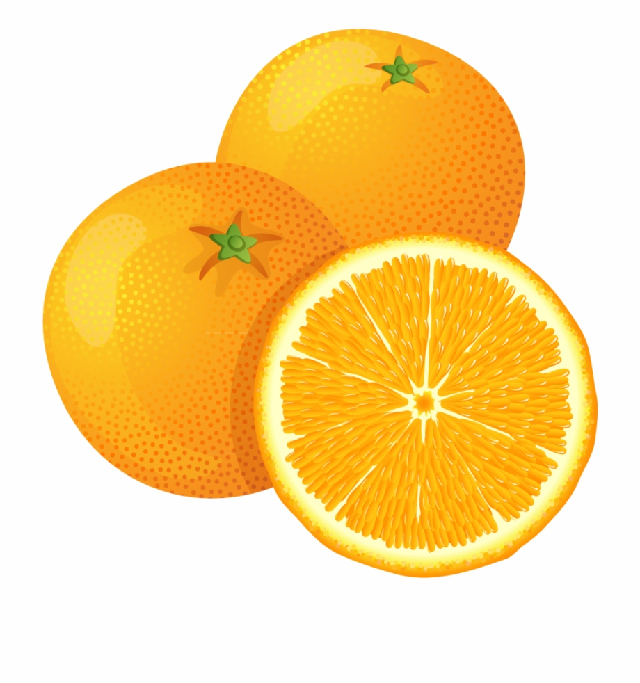 orange clipart fruits