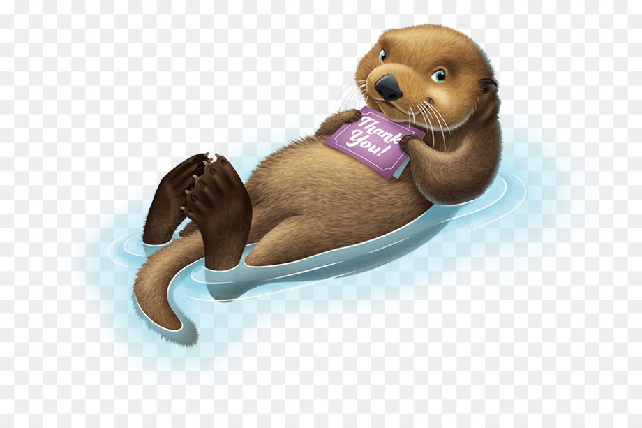 cartoon sea otters png