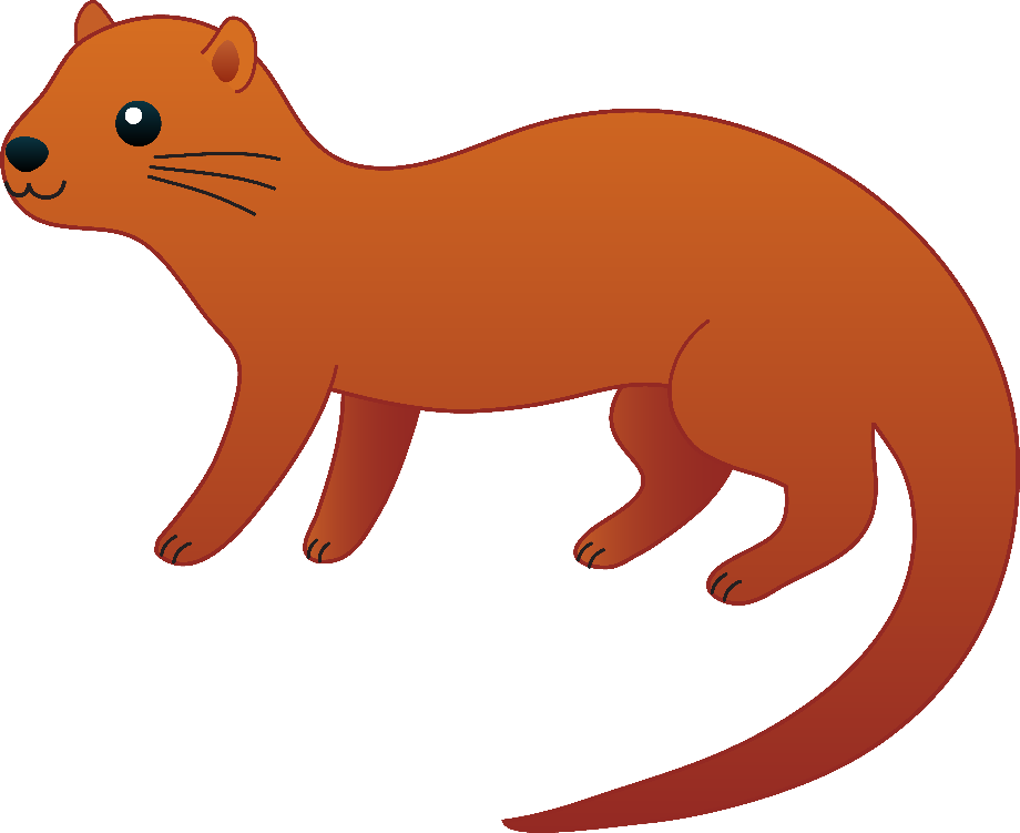 otter clipart simple