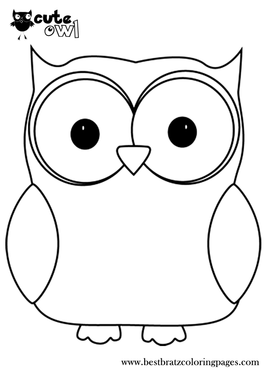 Download High Quality owl clipart black and white coloring Transparent