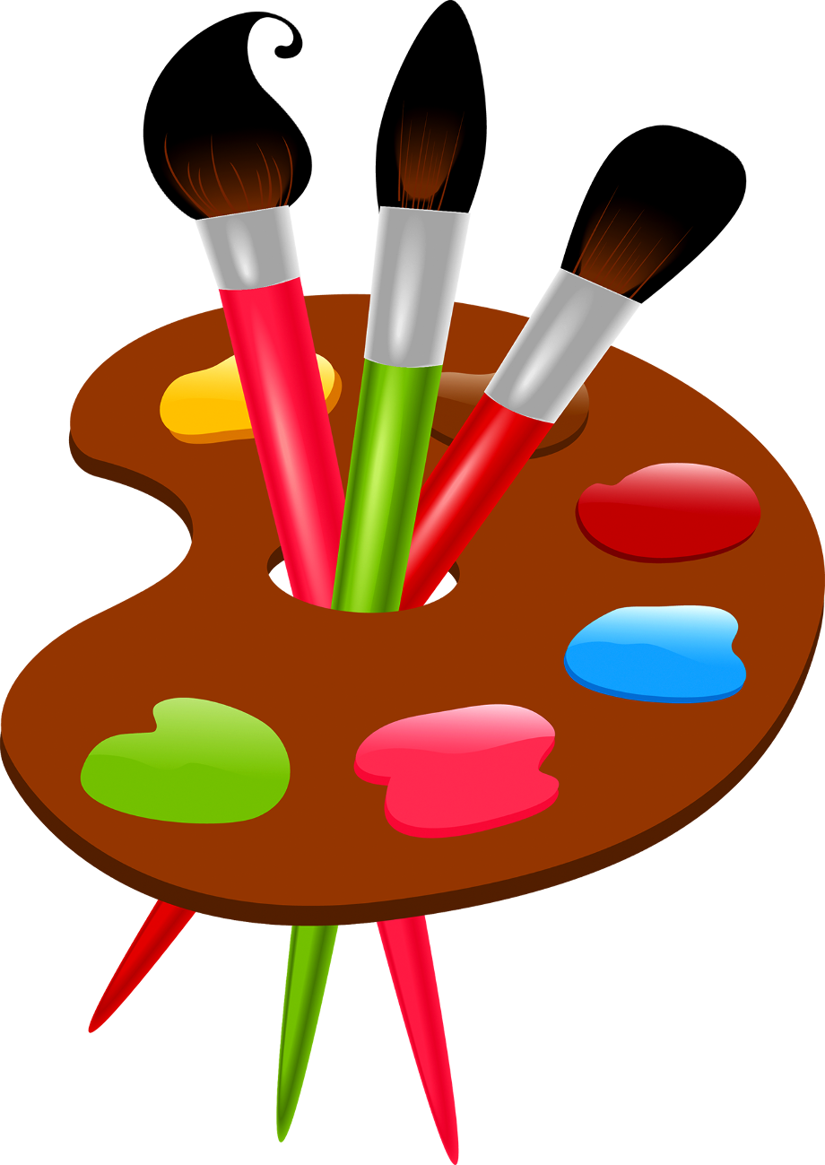 messy paintbrush png