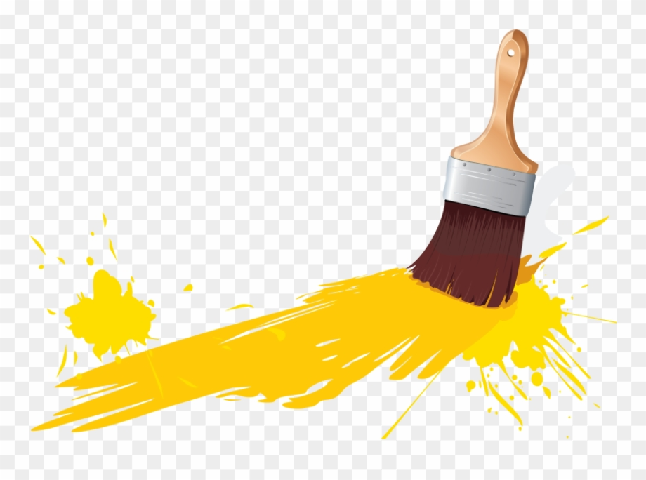 paint brush clipart clear background