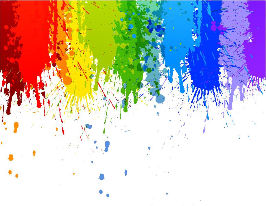 Download Download High Quality rainbow transparent splatter ...