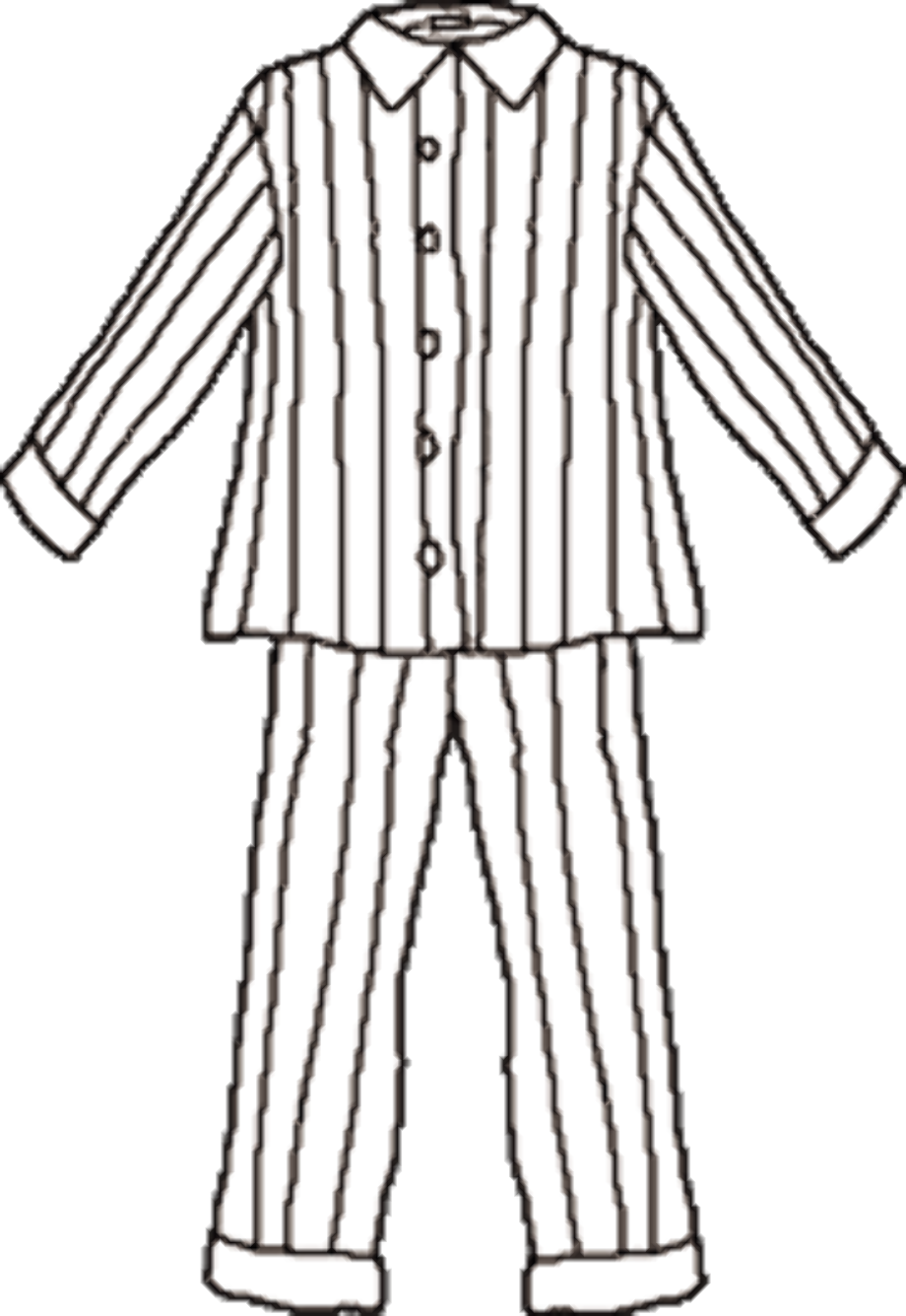 Download High Quality pajama clipart outline Transparent PNG Images