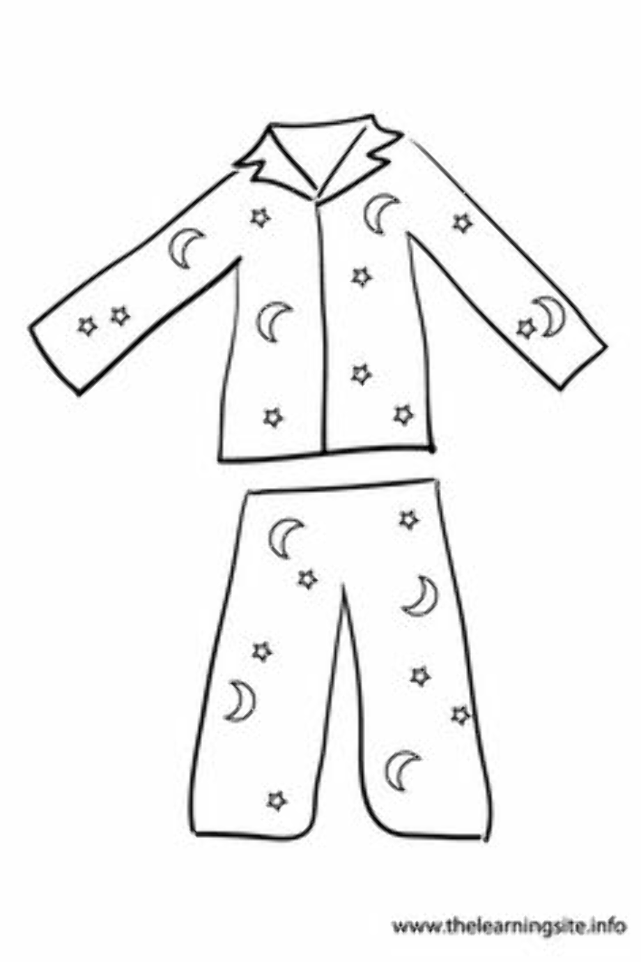 Download High Quality pajama clipart printable Transparent PNG Images