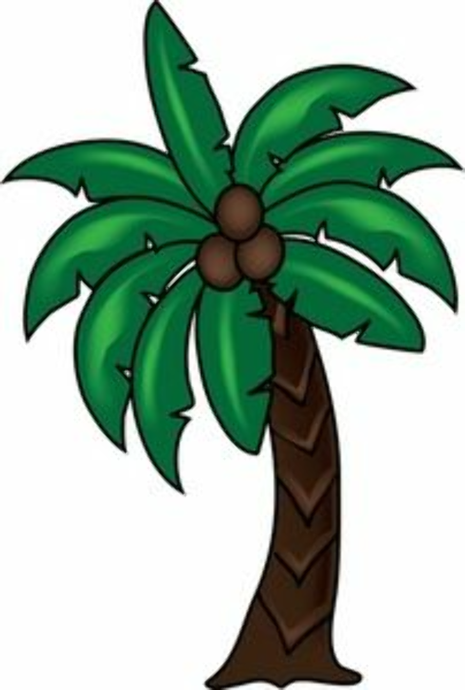 Download High Quality Palm Tree Clipart Coconut Transparent PNG Images