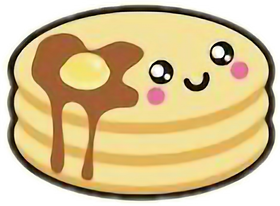 pancake clipart kawaii