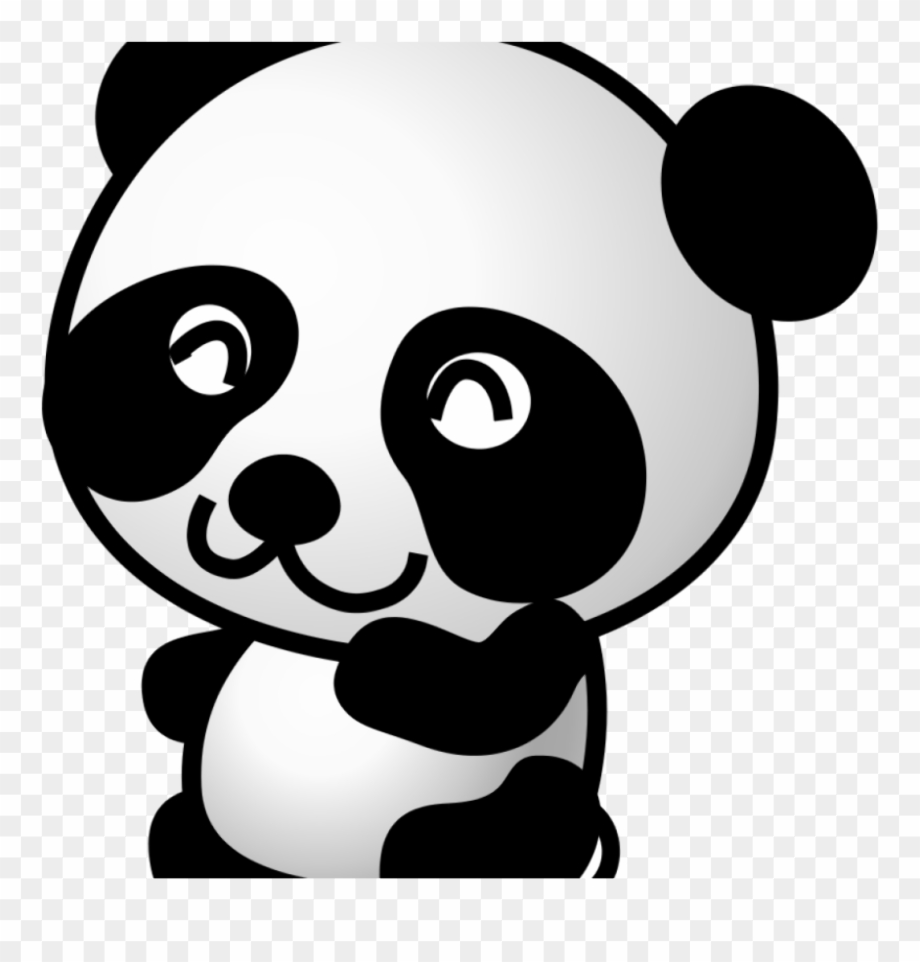 panda clipart cartoon