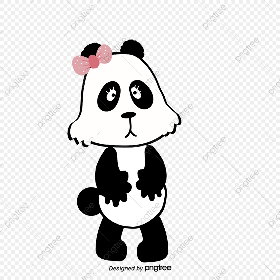 Download High Quality panda clipart pink Transparent PNG Images - Art ...