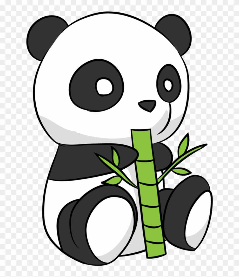 panda clipart drawing