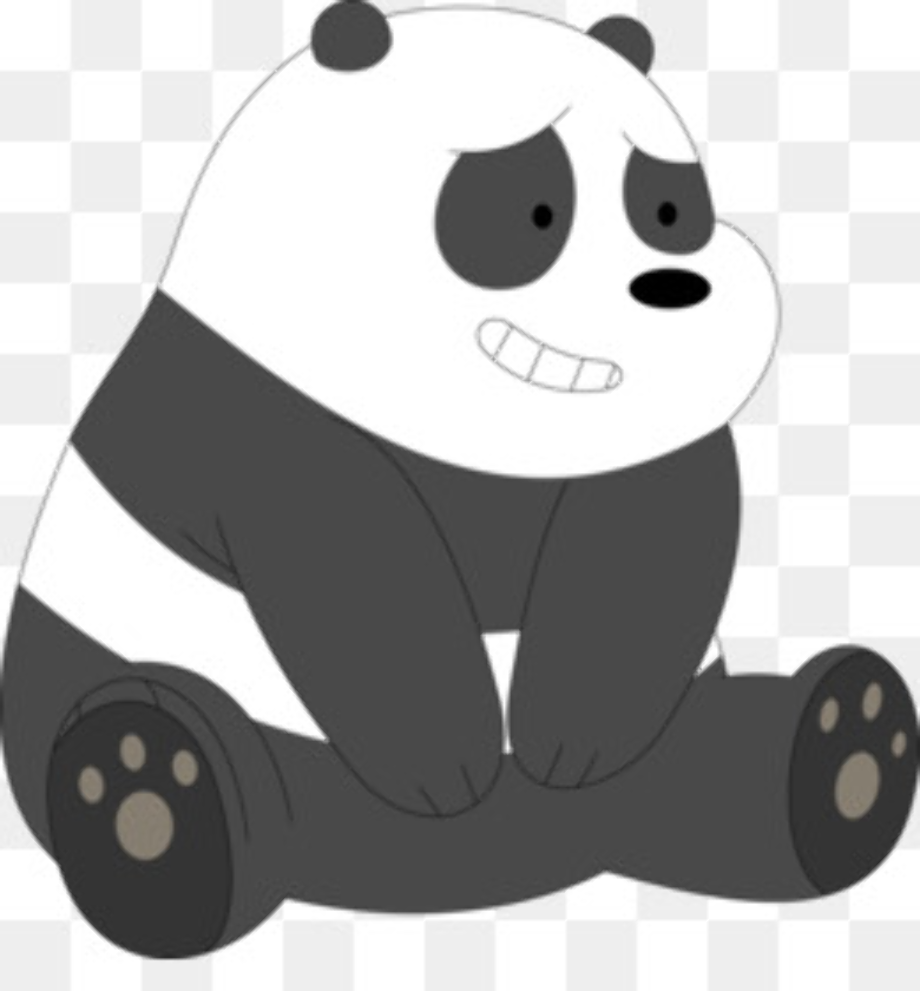 panda clipart we bare bears