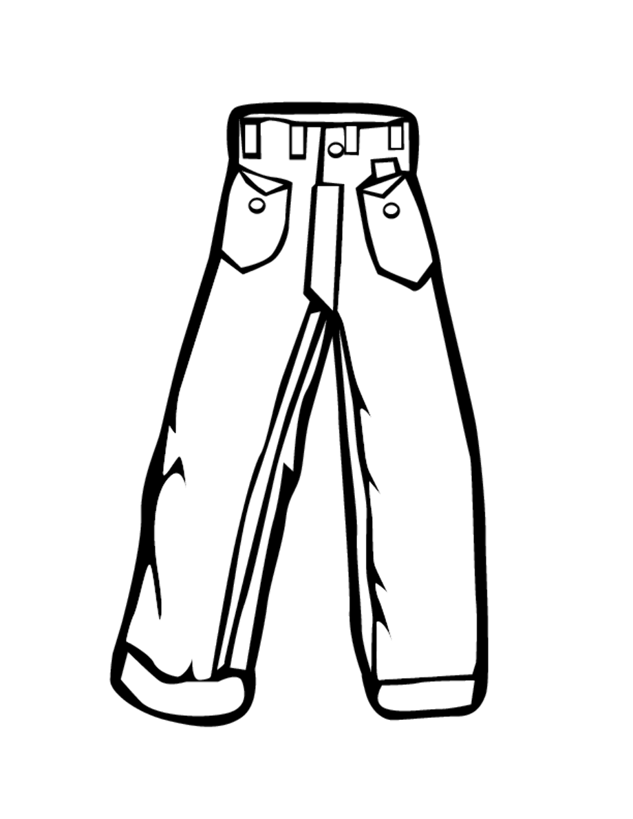 Download High Quality pants clipart coloring Transparent PNG Images