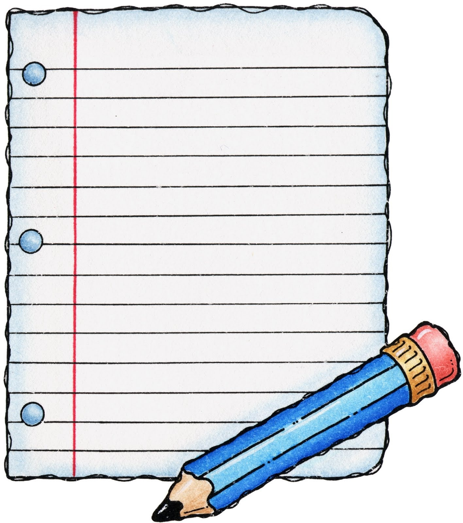 assignment notebook clipart