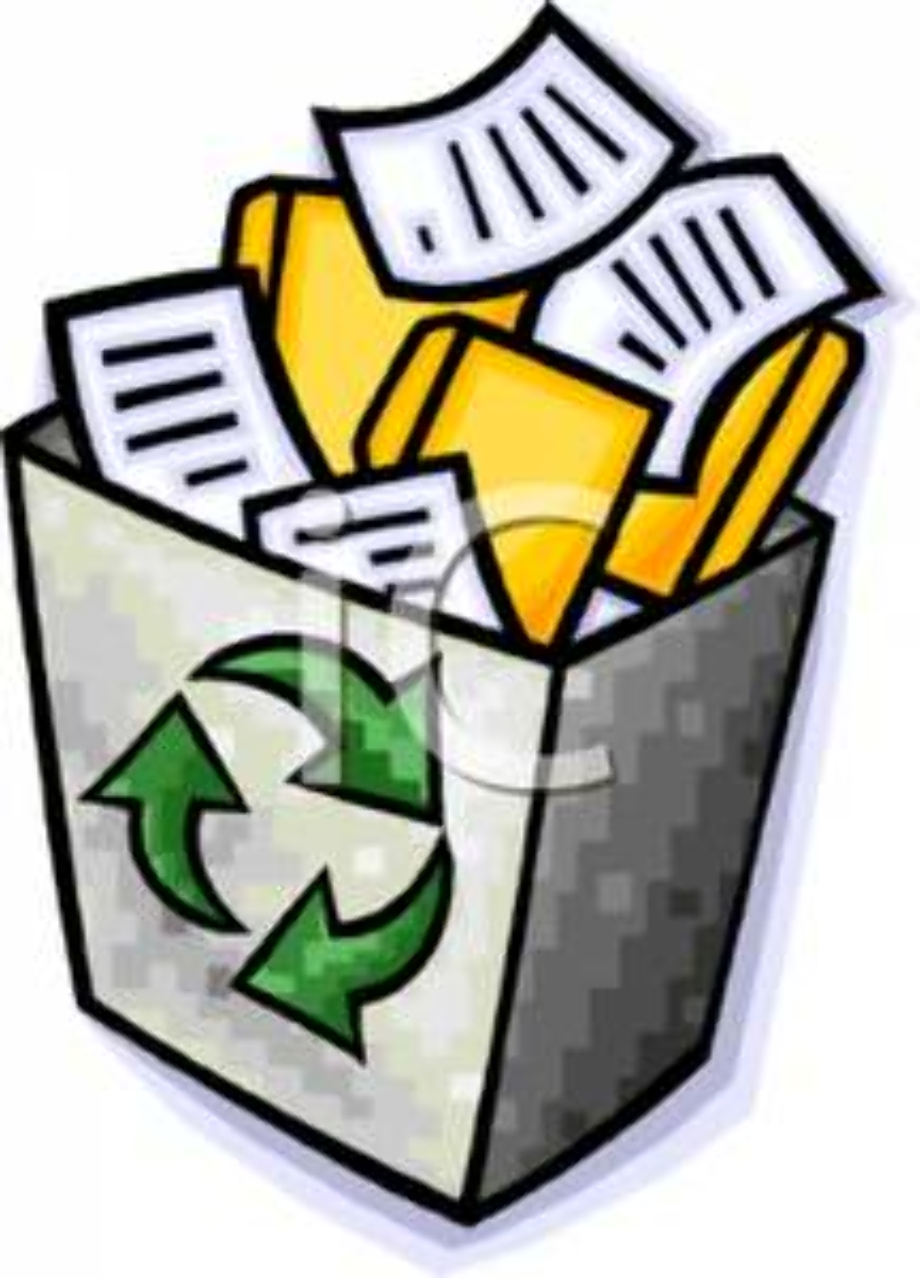 paper clipart recycling