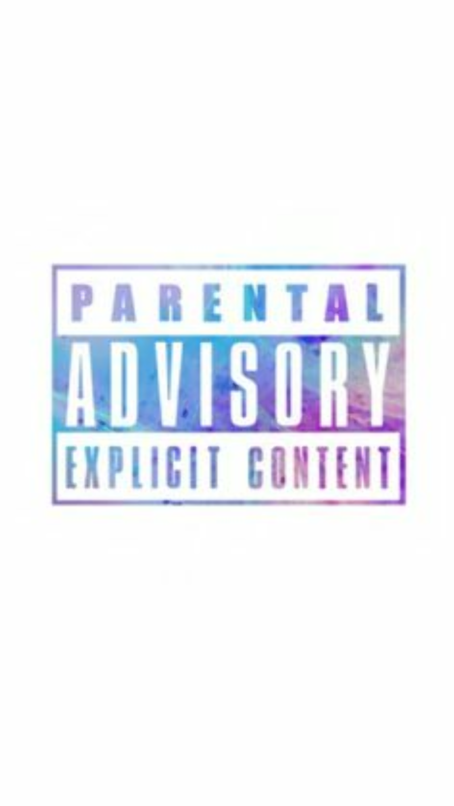 parental advisory transparent pastel