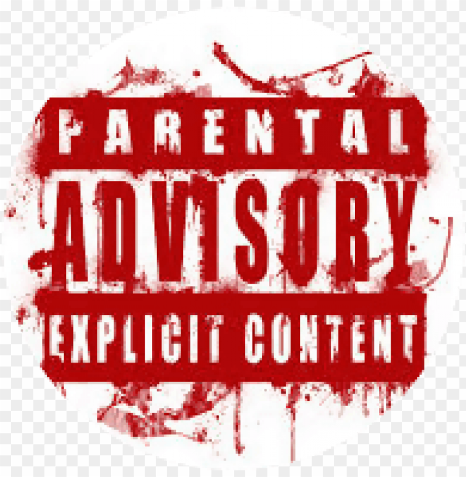 Download High Quality parental advisory transparent pink Transparent