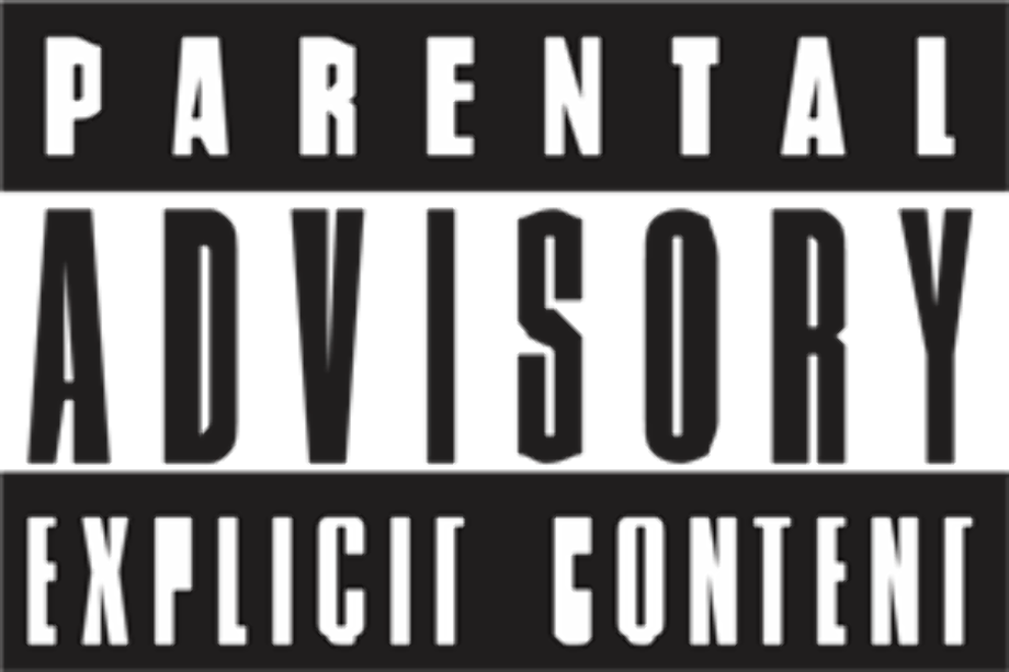 Download High Quality parental advisory transparent vector Transparent