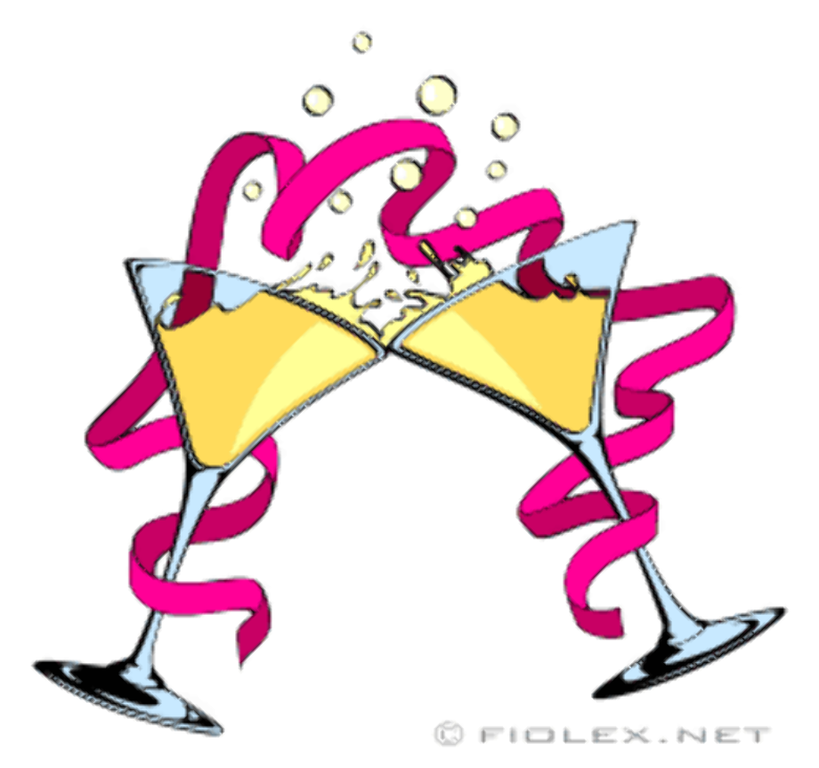 party clipart champagne