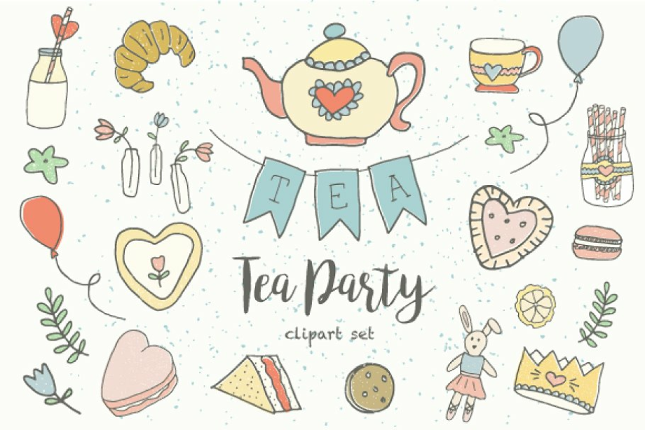 tea clipart party