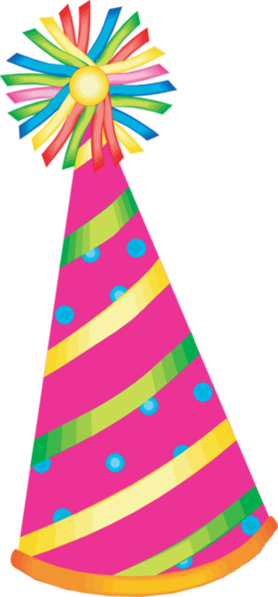 birthday hat clipart pink