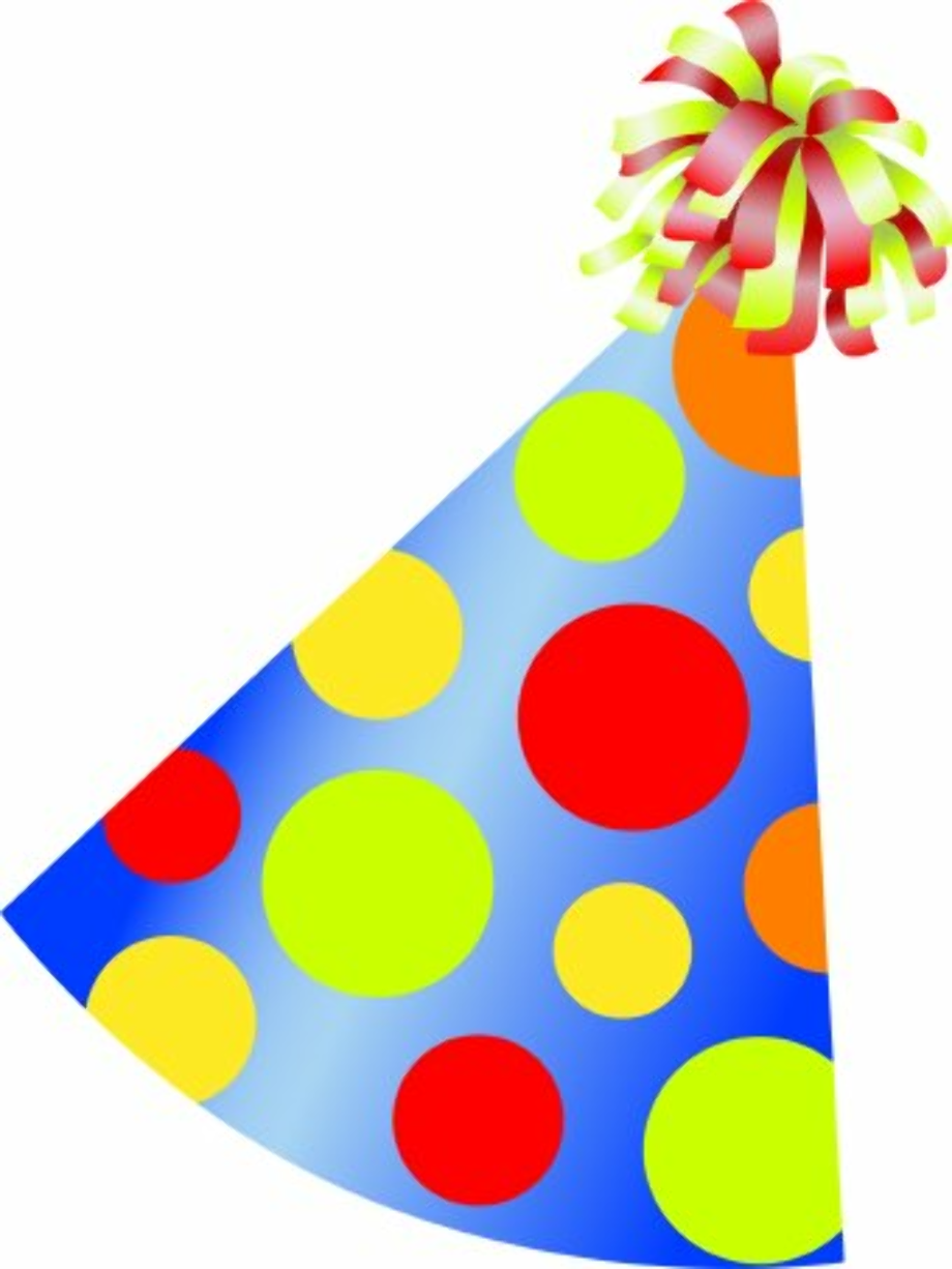 party hat clipart polka dot