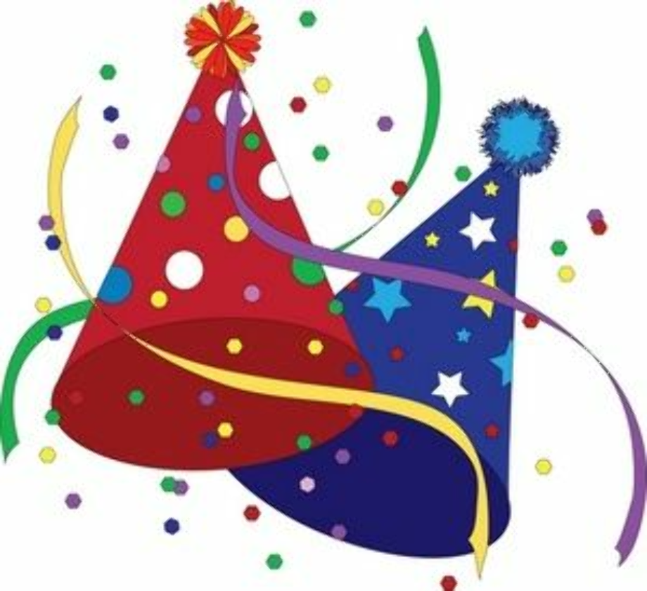 party hat clipart new year