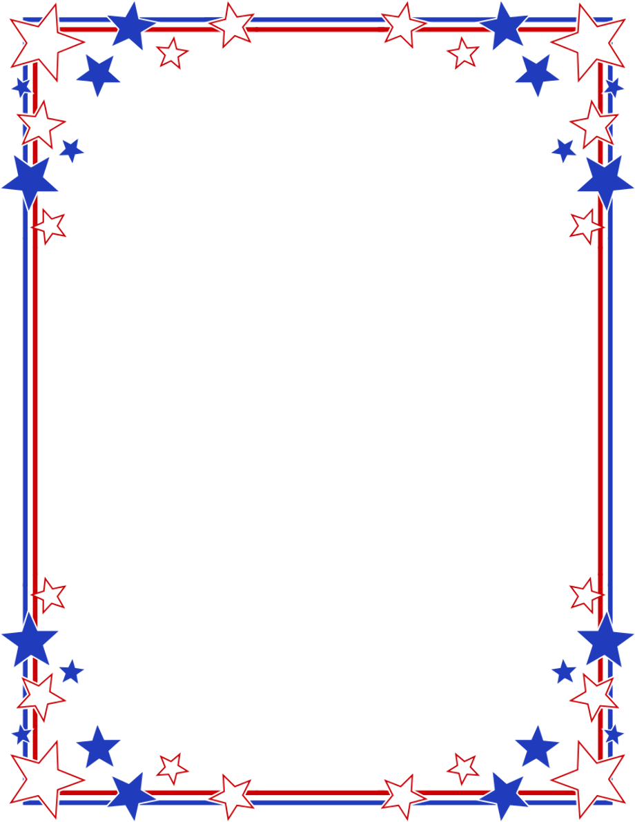 Patriotic Blank Invitation Free Printable