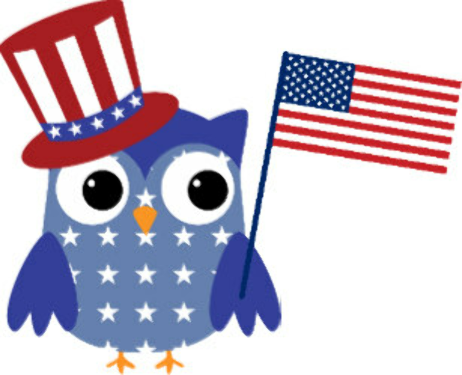 Happy 4Th Of July Owl : owls clip art Independence Day clip artFourth