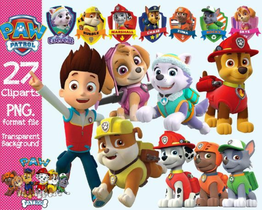 paw patrol clipart transparent