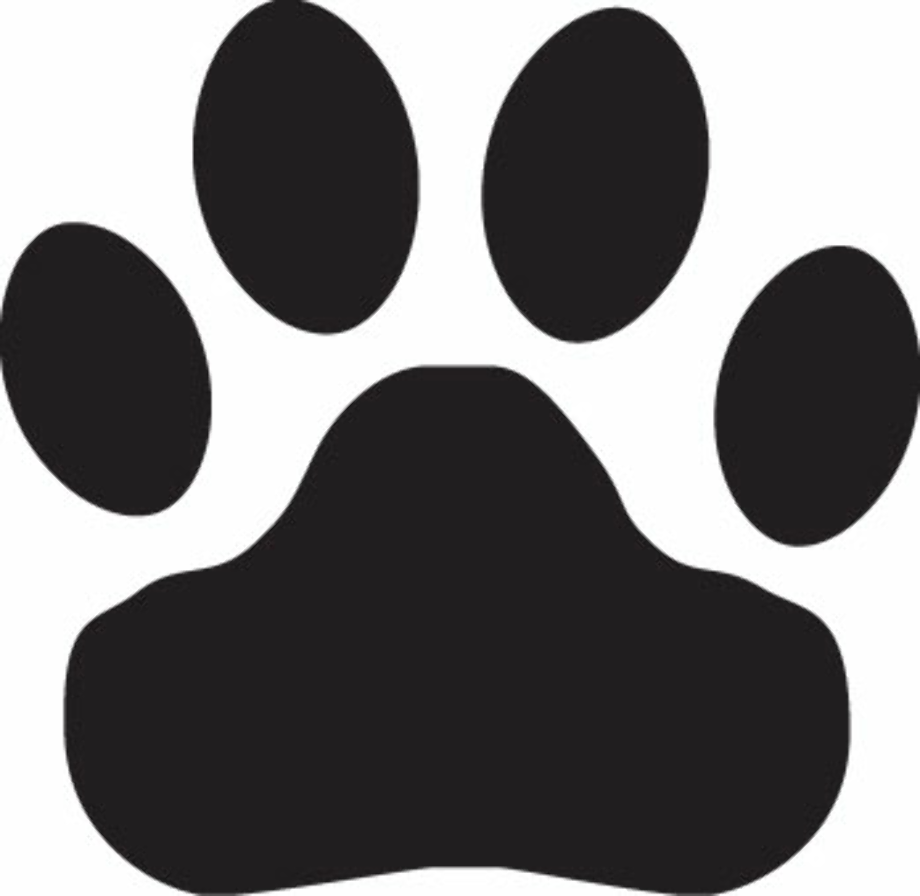 paw print clipart tiger