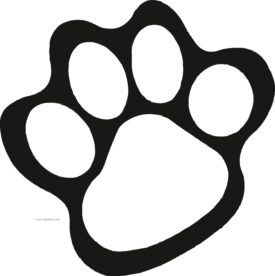 Download High Quality paw prints clip art vector Transparent PNG Images