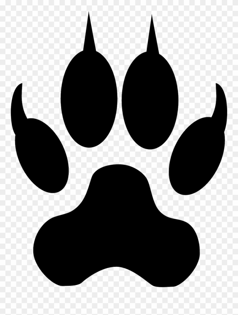 Download High Quality paw prints clipart wolf Transparent