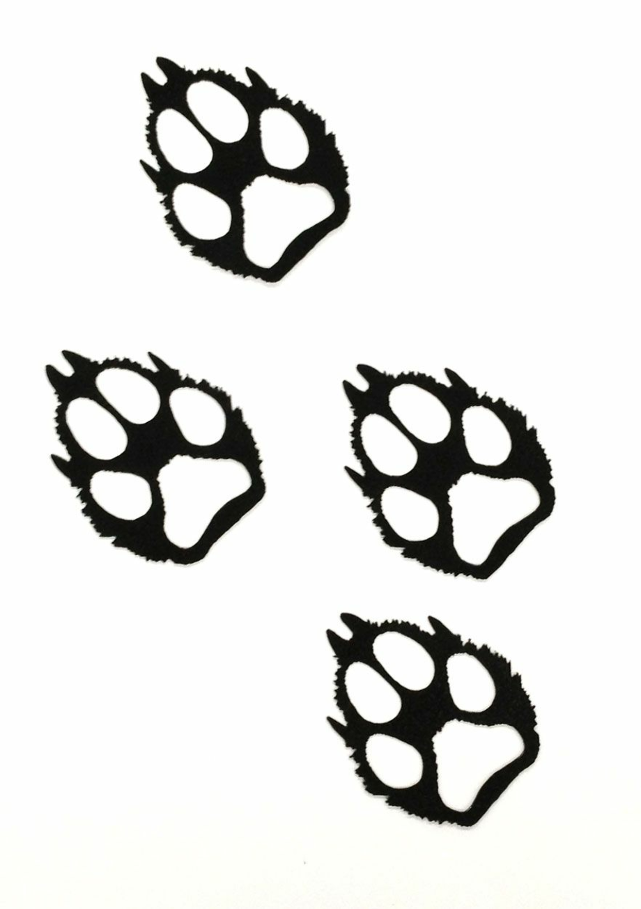 Wolf Paw Print Logo