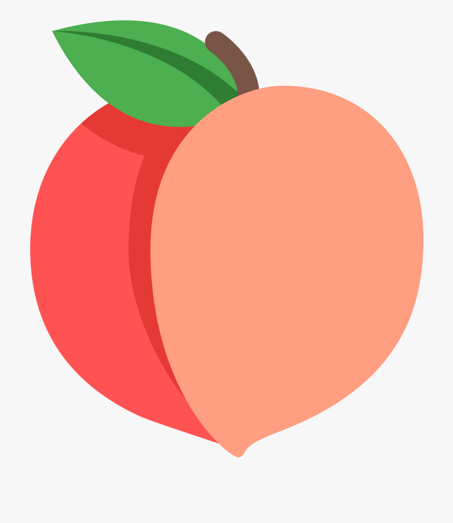 peach clipart logo