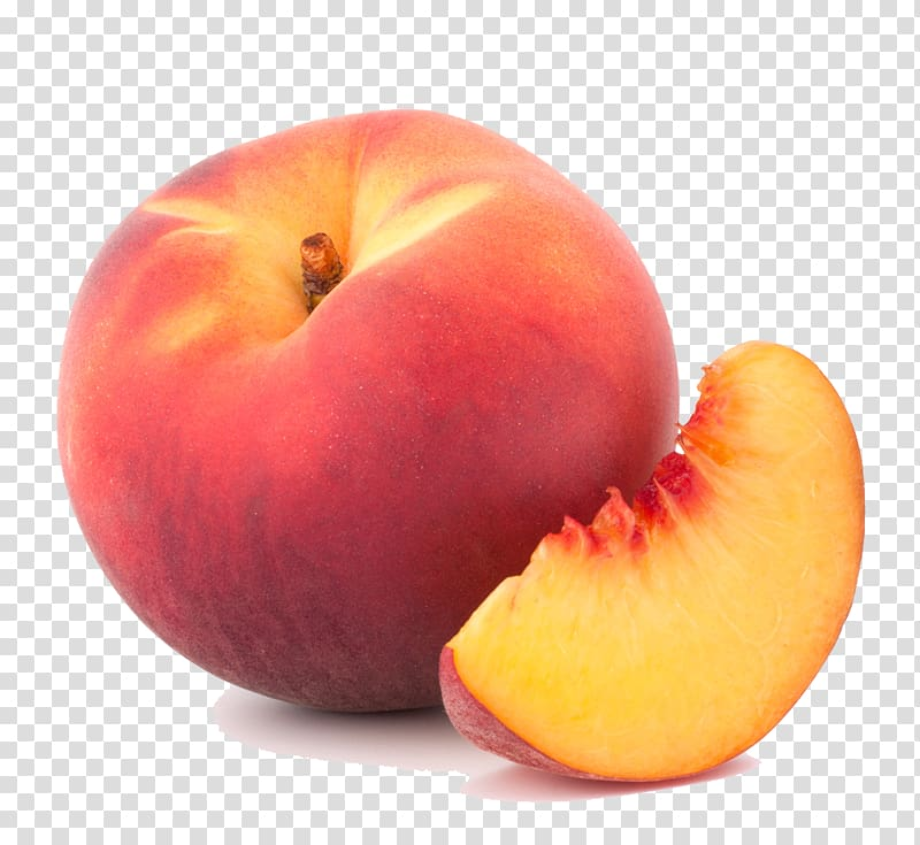 peach clipart slice