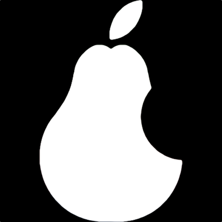 Pear like. Логотип груша. Логотип Apple. Груша надкусанная вектор. Айфон груша.