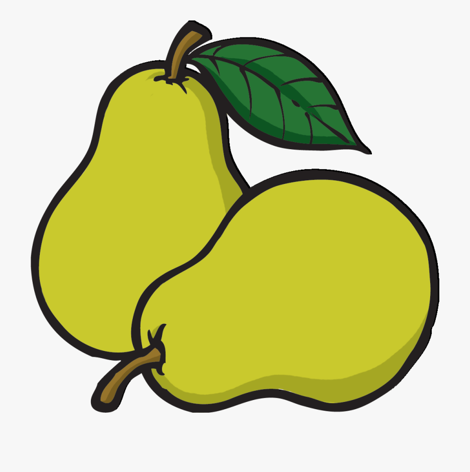 pear clipart pair
