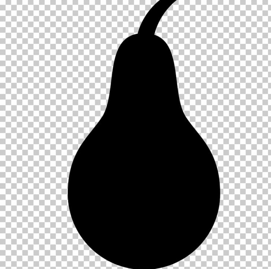 pear clipart silhouette