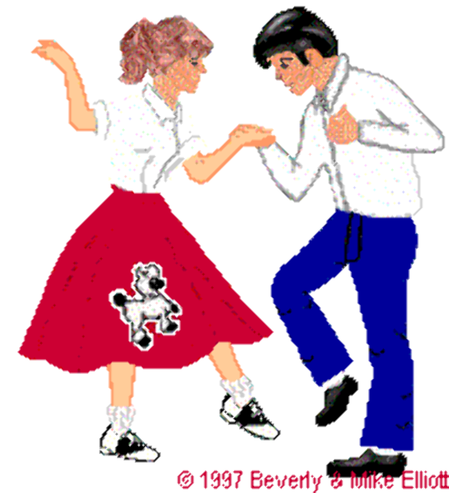People clipart 50's