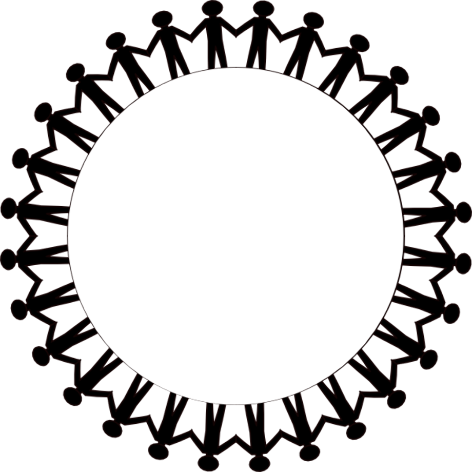 People clipart circle